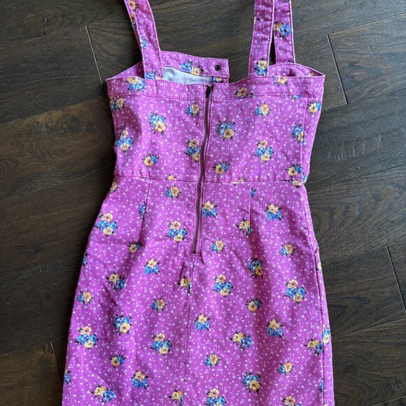 never worn Mini jean NOBO dress - magenta - Picture 3 of 7